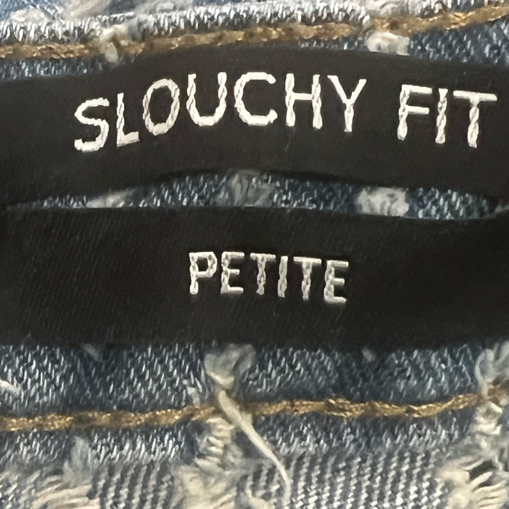 Jaded London Distressed Slouchy Fit Jeans Sz W25 Petite 100% Cotton - Picture 9 of 9
